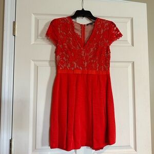Red dress, medium